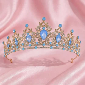 Tiara selene baby blue gold