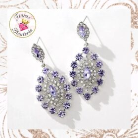 Aretes lila silver