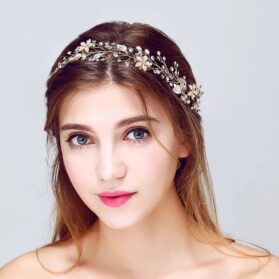 tocado floral  Rose Gold - Imagen 2