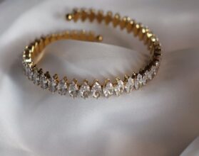 Brazalete luxury zirconias gold - Imagen 2