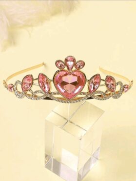 Tiara barbie pink niña