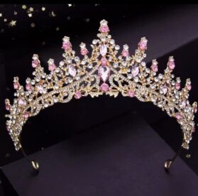 Tiara lady pink gold