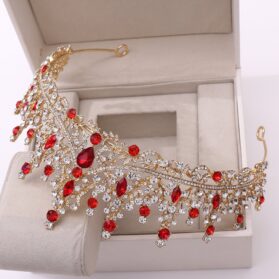 Tiara lady rubí gold - Imagen 2