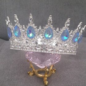 corona alessandra baby blue tornasol silver