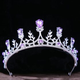 Tiara lila silver