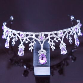 Tiara lila silver - Imagen 2