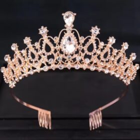 tiara atenea oro rosa