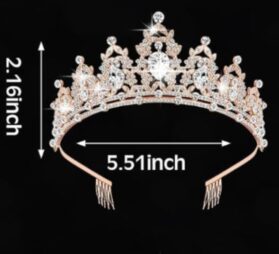 tiara selene rose gold - Imagen 3