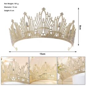 tiara glamour gold - Imagen 3