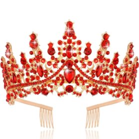 Tiara lady full rubí