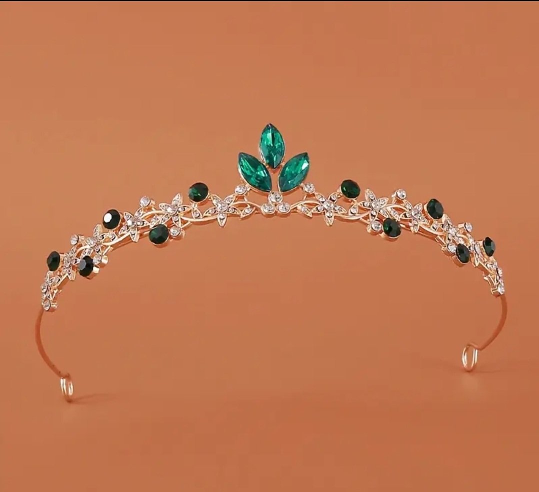 tiara lirio esmeralda
