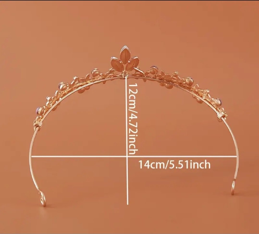 tiara lirio lila - Imagen 2