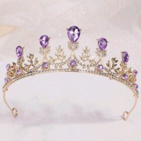 Tiara lila gold
