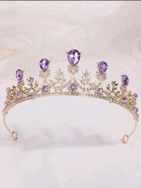 Tiara lila gold