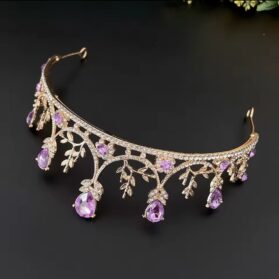 Tiara lila gold - Imagen 2
