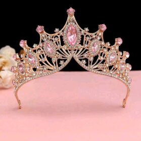 Tiara sophia pink gold