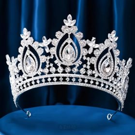 tiara barroca silver