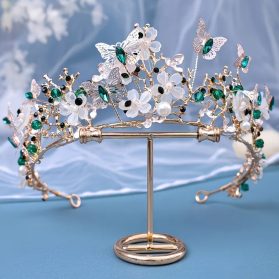 tiara mariposas esmeralda