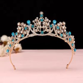 tiara bailarina turquesa