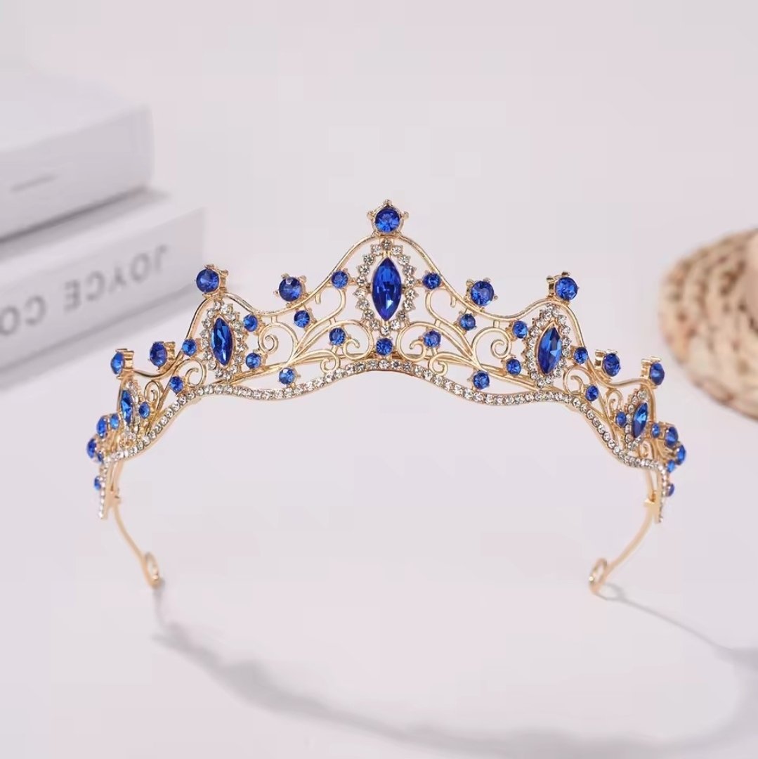 tiara azul gold