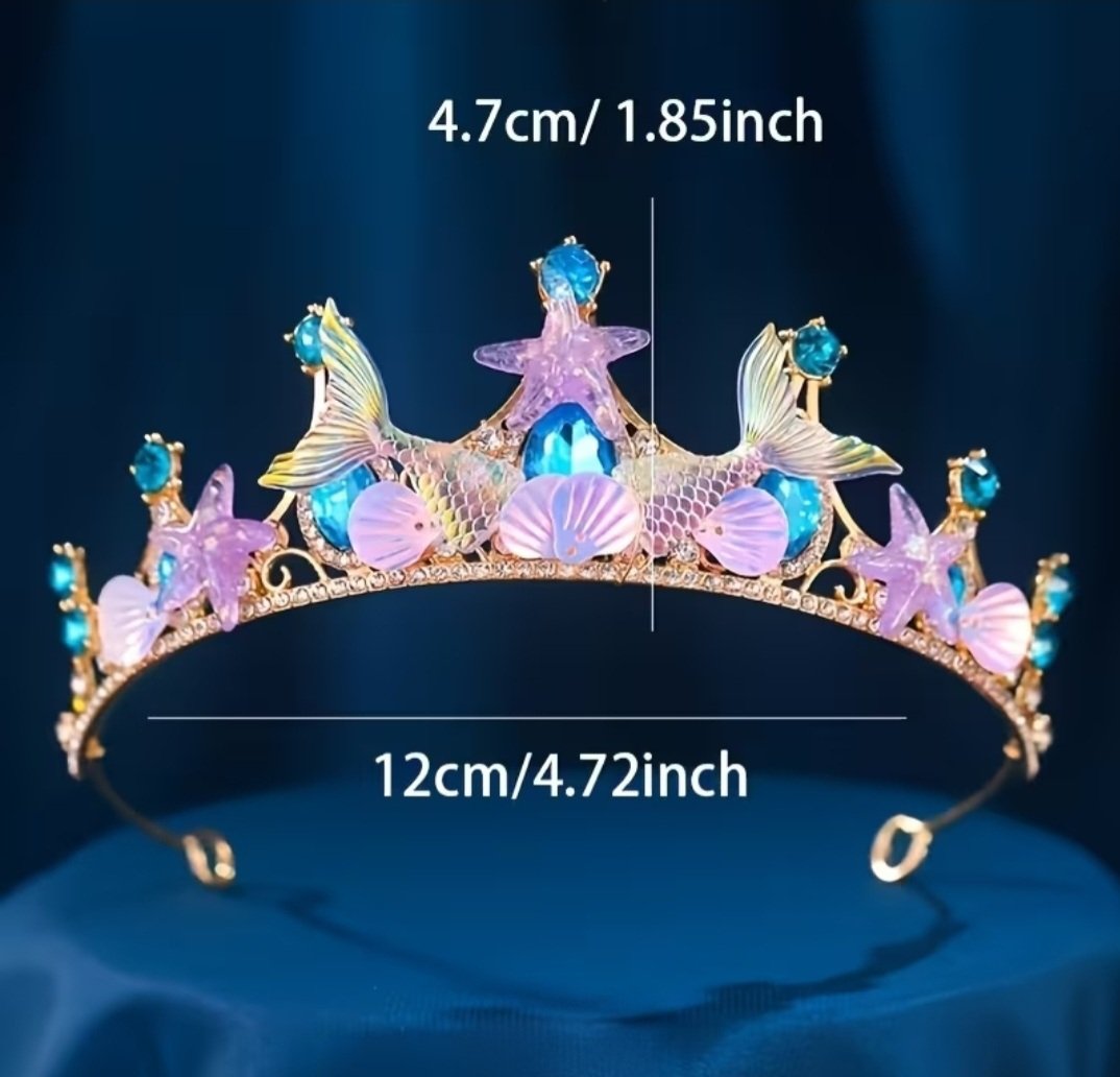 tiara sirena gold - Imagen 2