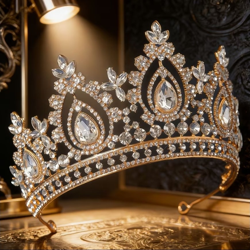 tiara barroca gold - Imagen 2