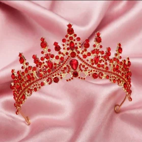 Tiara lady full rubí