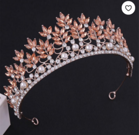 tiara Talia Rose Gold - Imagen 2