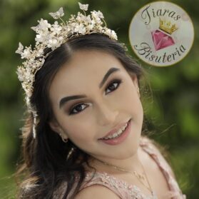 tiara Mariposas Gold - Imagen 4