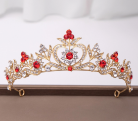tiara flor Rubí - Imagen 4