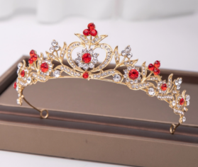 tiara flor Rubí - Imagen 3
