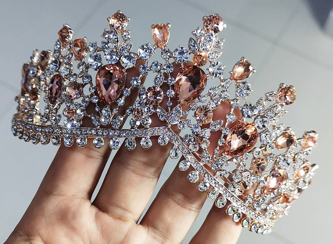 tiara Cyrena Rose Gold - Imagen 5