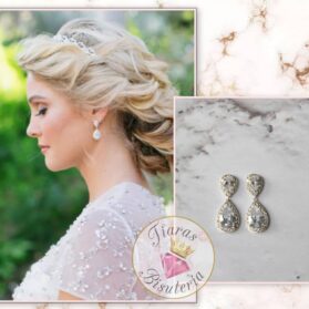 pendientes cortos gota - Imagen 4