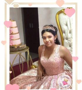 tiara Talia Rose Gold - Imagen 6