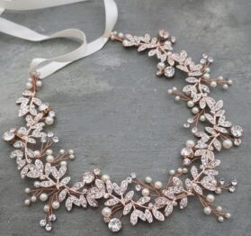 tocado ensueño Rose Gold