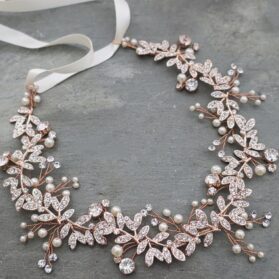 tocado ensueño Rose Gold