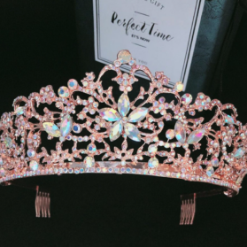Tiara iris oro rosa tornasol