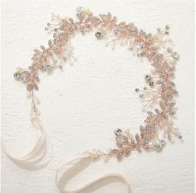 tocado ensueño Rose Gold - Imagen 3
