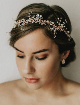 tocado ensueño Rose Gold - Imagen 5