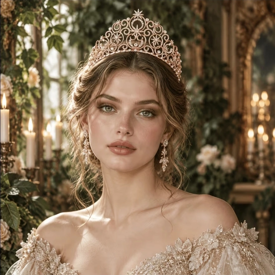 Tiara start rose gold - Imagen 4