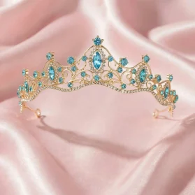 tiara turquesa gold