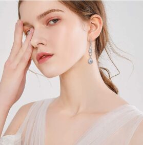 Aretes jazmin silver - Imagen 3