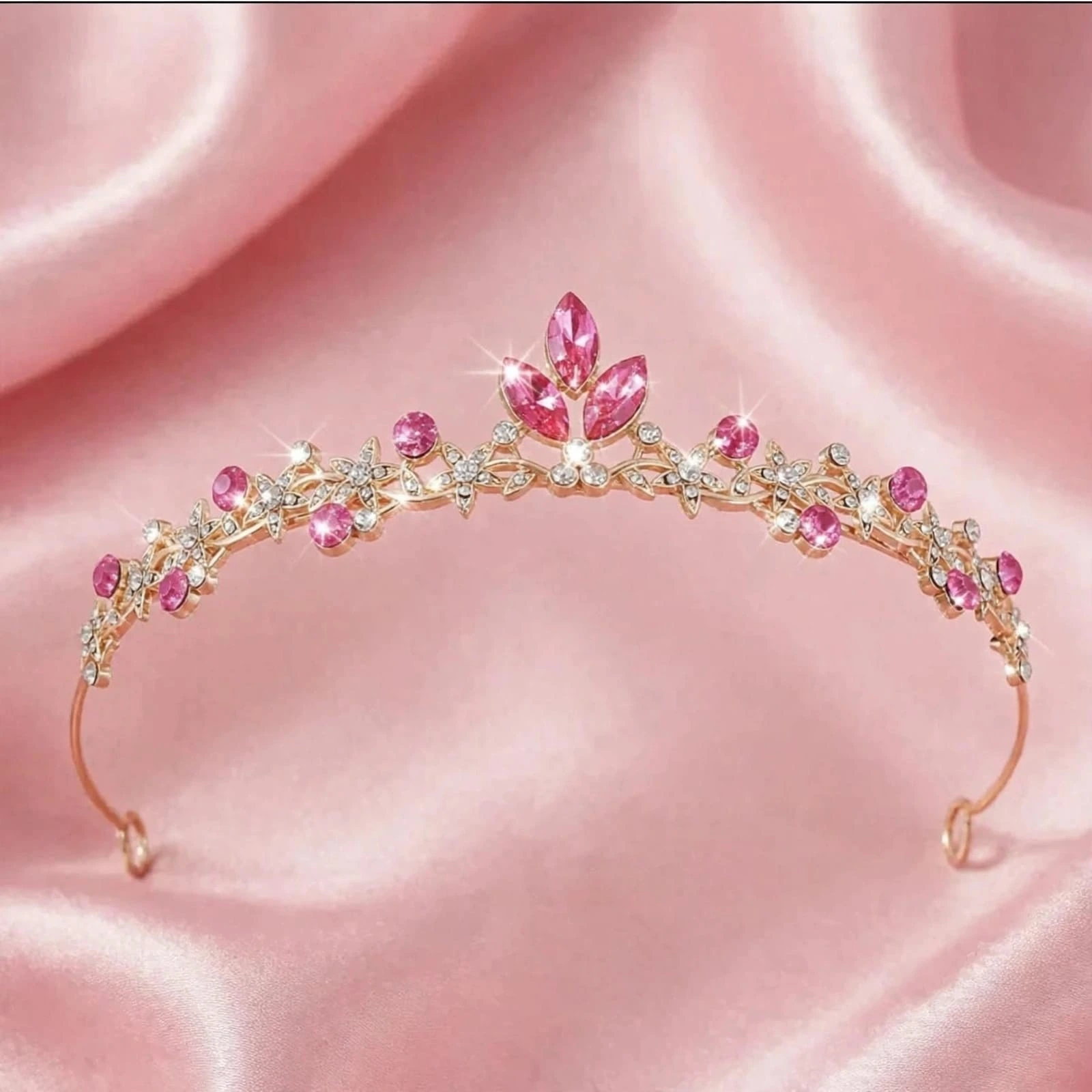 tiara lirio fucsia