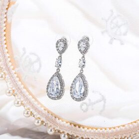 aretes moon silver
