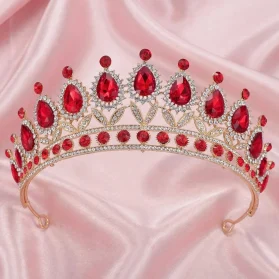 tiara Resplandor Gold Rubí