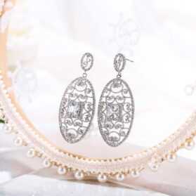 Aretes Beatriz zirconias