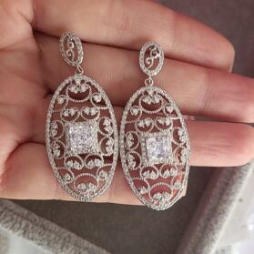 Aretes Beatriz zirconias - Imagen 3