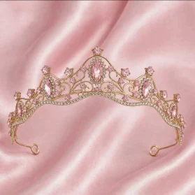 tiara rosa pink gold