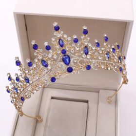 Tiara lady blue gold