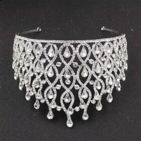 Tiara bianca silver